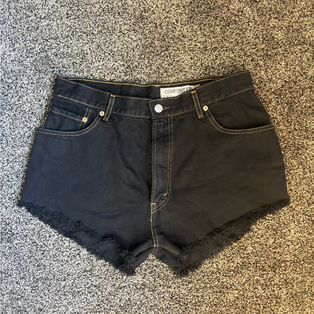 Levi's Women's Black Jean Shorts